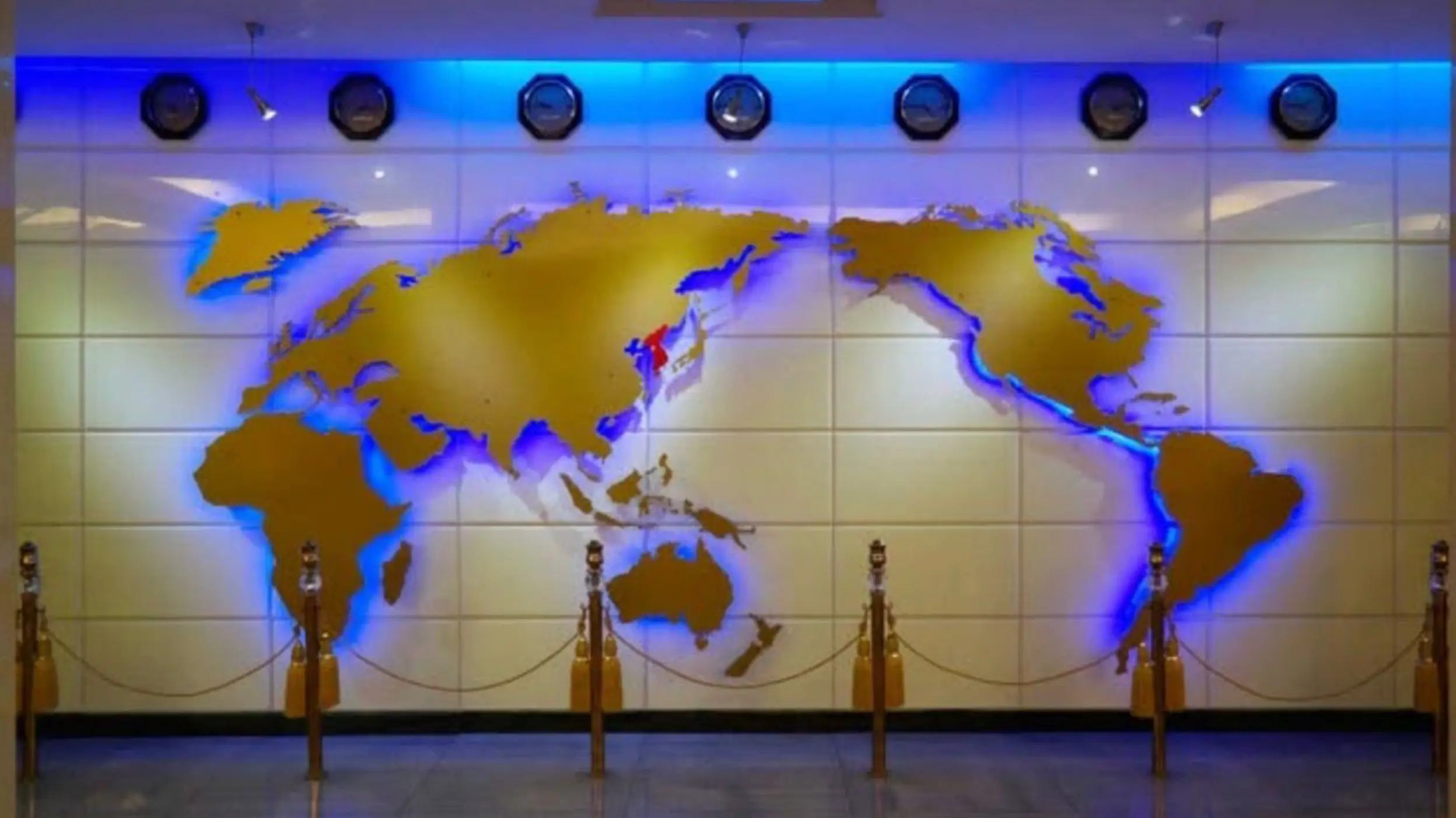 North Korea's world map looks a little different (Reddit)