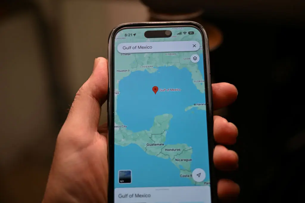 Google has come under fire for allowing the Gulf of Mexico to be renamed (Anadolu / Contributor / Getty)