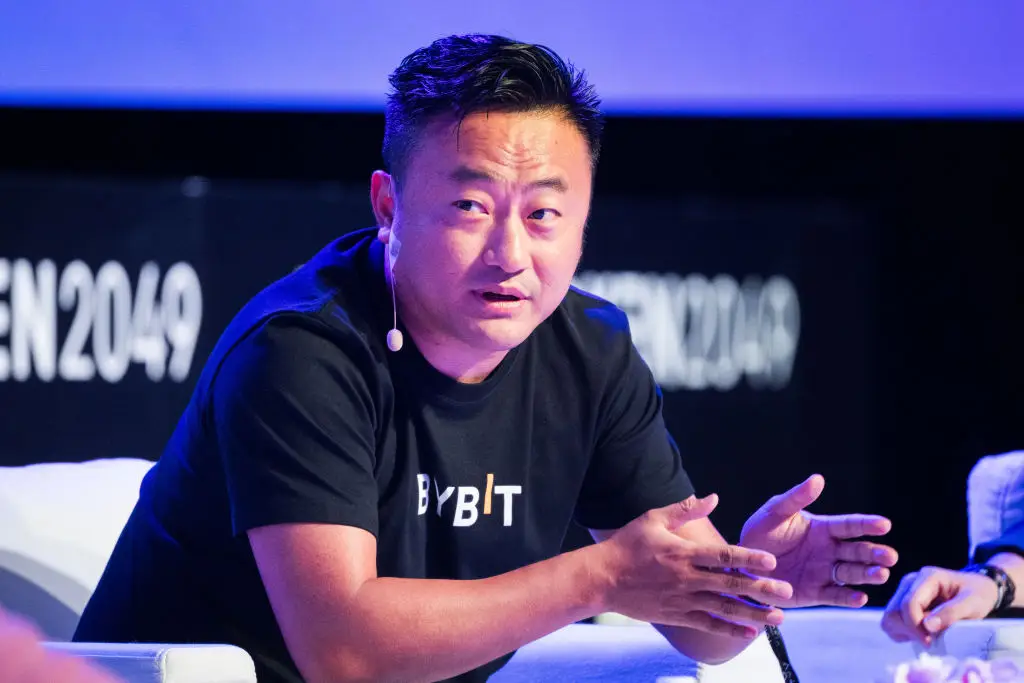 Ben Zhou, CEO of ByBit / Bloomberg / Contributor / Getty