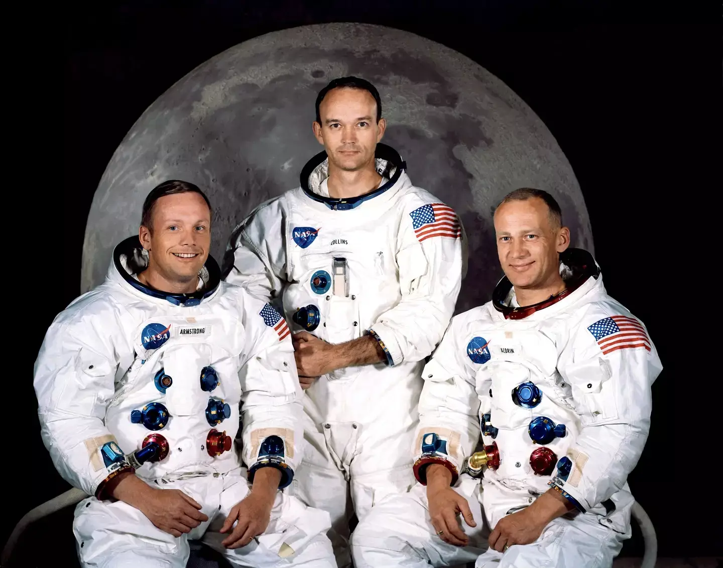 The Apollo 11 crew left the tributes on the moon before returning to Earth (HUM Images/Universal Images Group via Getty Images)
