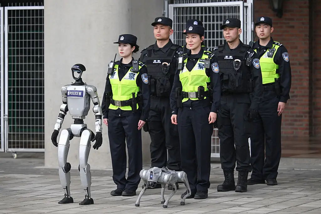 These 'trainee' robots are experiencing workplace simulations in areas that you mgiht not necessarily expect (Jade Gao/AFP via Getty Images)