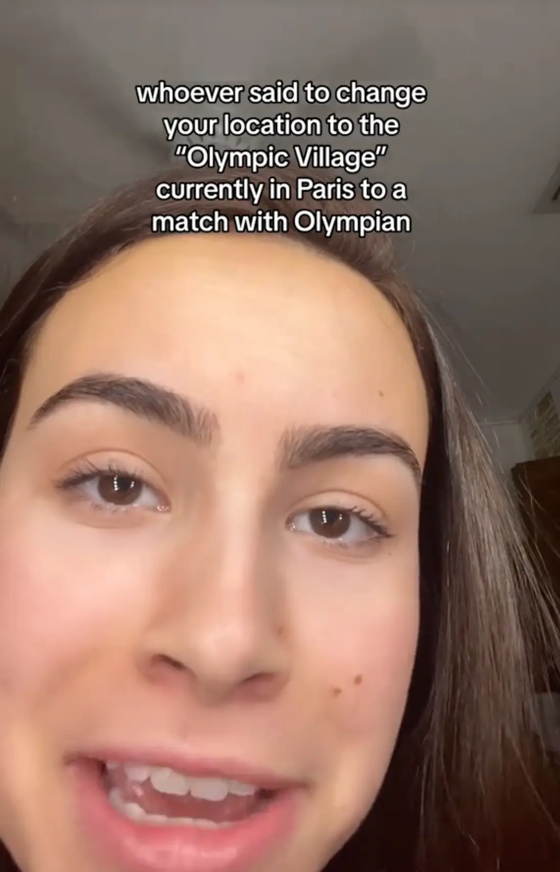 The TikToker has some handy tips for how to match with Olympians online (TikTok/@sofiaelizabethsbackup)