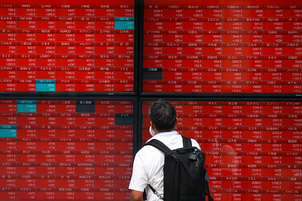 The stock market will always grow, even when it doesn't seem like it in the short term (Kazuhiro Nogi/AFP via Getty Images)