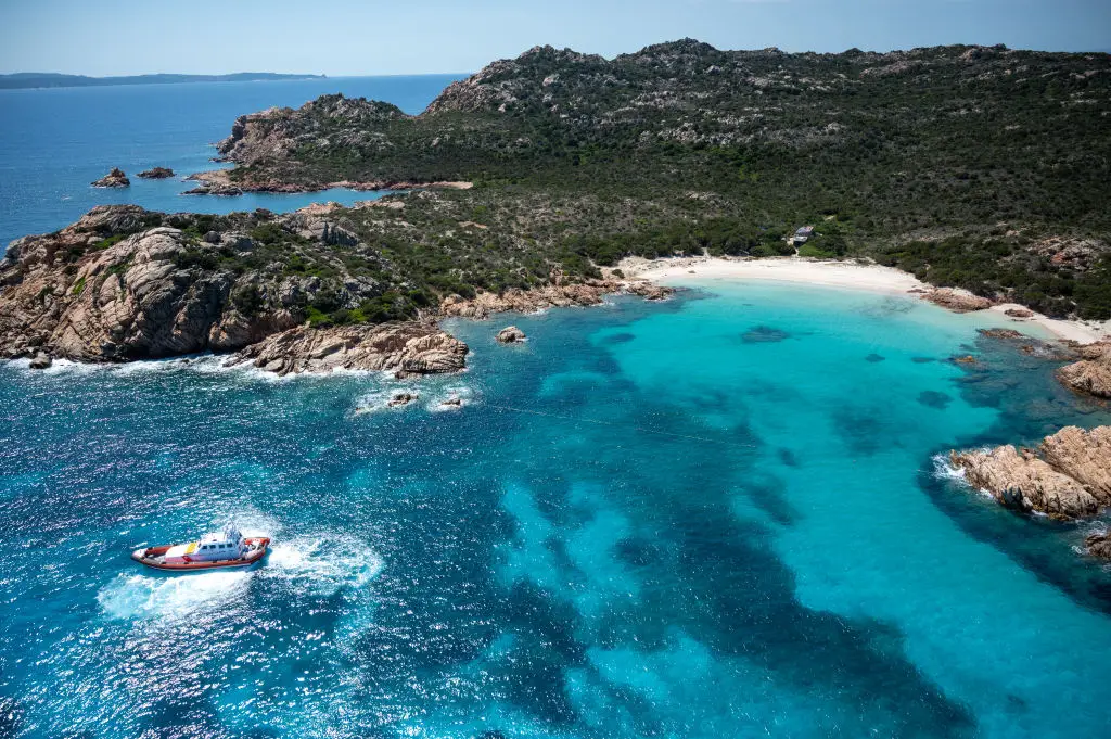 Mauro Morandi moved to the small island of Budelli just off the coast of Sardinia back in 1989 (Fabrizio Villa/Getty Images)