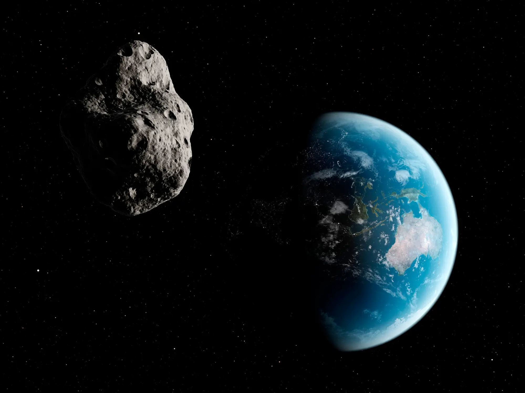 An asteroid successfully passed by our planet at a closer distance than the Moon today (SCIEPRO/Getty Images)