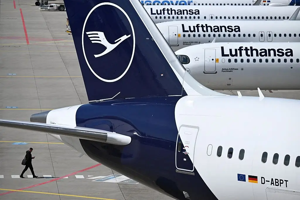 Lufthansa has deemed the comments made by its staff member to be wrong, but suggests that Pilz's attire was still 'inappropriate' (Kirill Kudryavtsev/AFP via Getty Images)