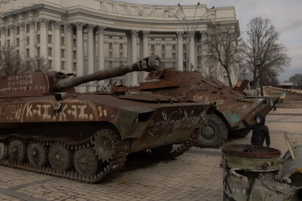 The Russia-Ukraine conflict could be the start of something much bigger (ROMAN PILIPEY / Contributor / Getty)