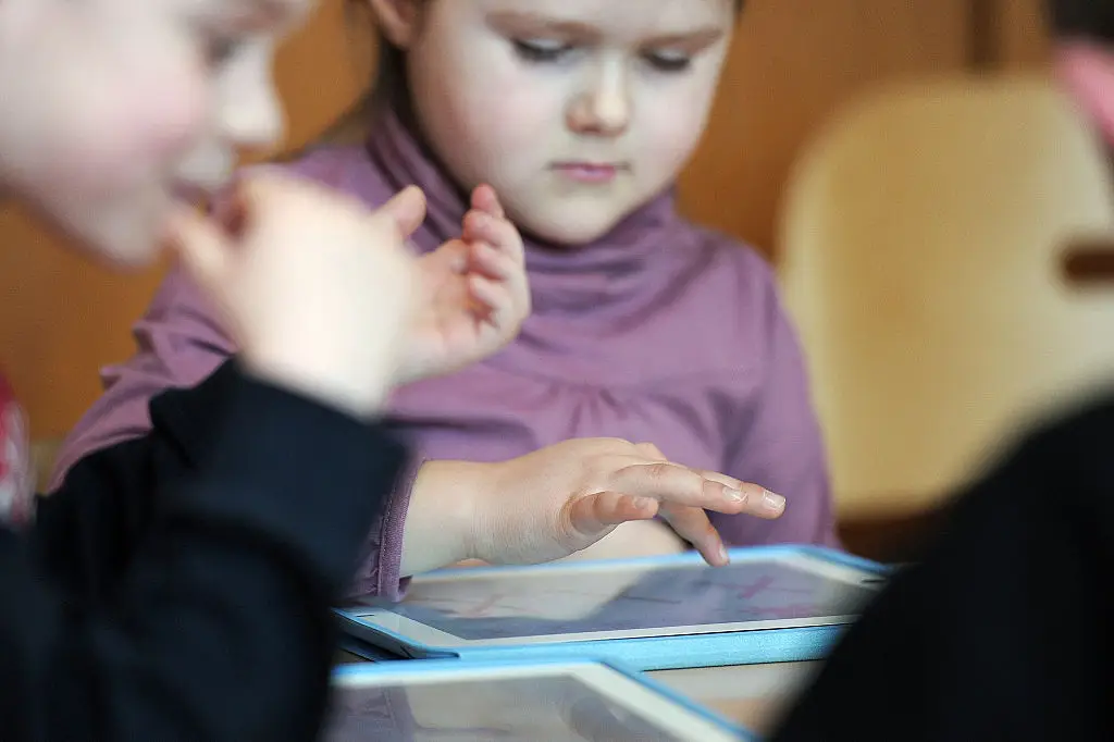 Advice indicates that children should be limited to two hours of screen time a day, with further reductions for toddlers (Frederick Florin/AFP via Getty Images)