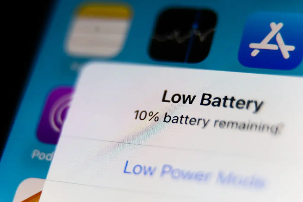 Apps are constantly active in the background by default, so disabling this can give your iPhone's battery a rest (Jakub Porzycki/NurPhoto via Getty Images)