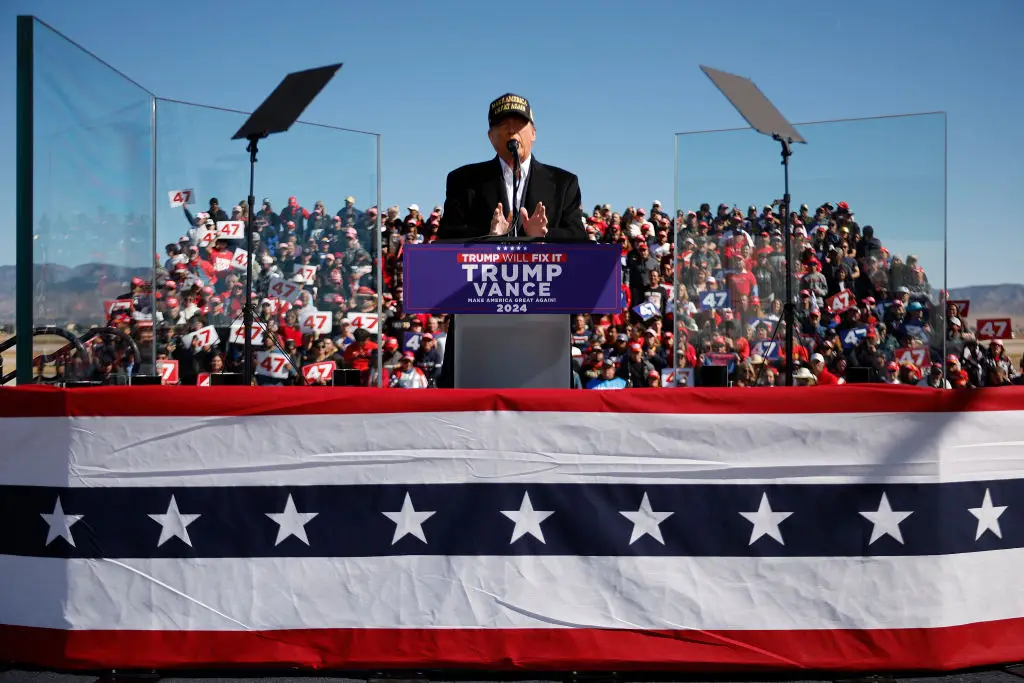 President Trump also took a swipe at New Mexico's elections (Chip Somodevilla / Staff / Getty)