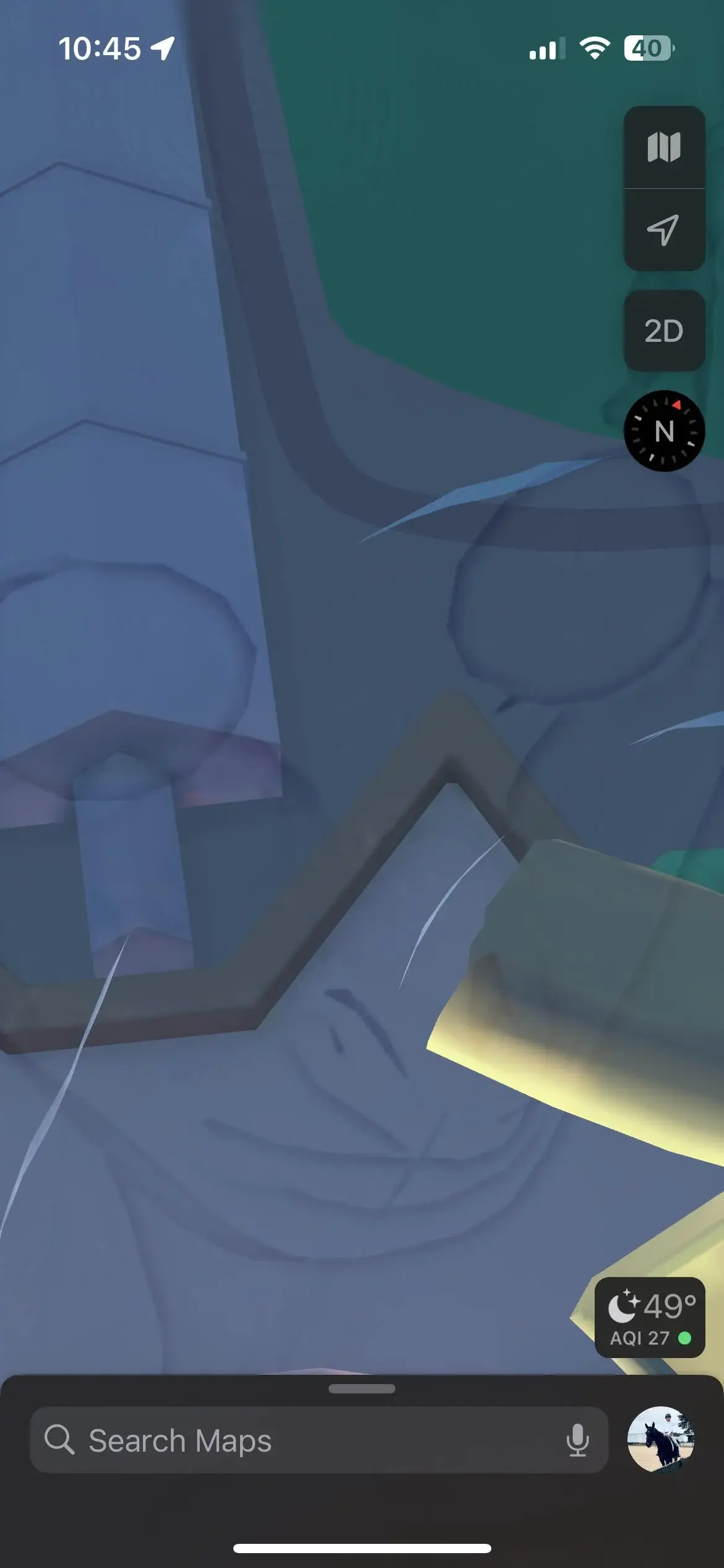 Apple users are horrified at what they discovered on Apple Maps at the Statue of Liberty (Horse_3018/Reddit)