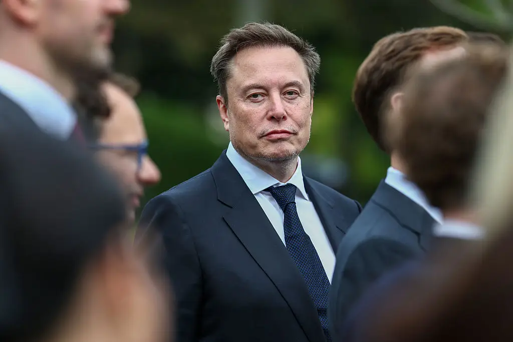 Musk has placed the responsibility of Starlink access on the US government, saying that it's Trump's decision (Finn Gomez/Getty Images)