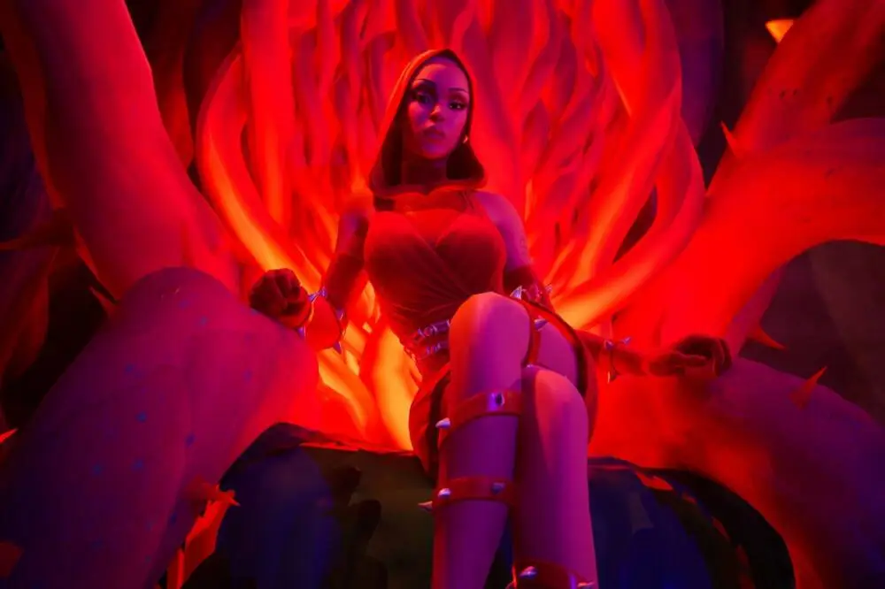 Doja Cat's Fortnite arrival has caused a stir (Epic Games)