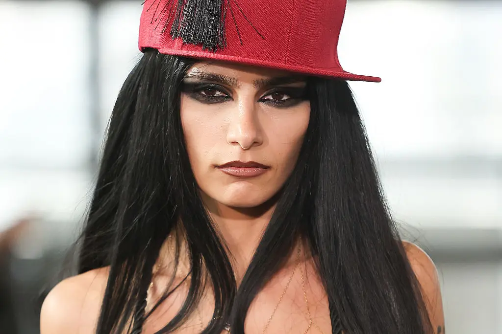 Khalifa had her body x-rayed to show off her latest jewellery (Antoine Flament/Contributor/Getty)