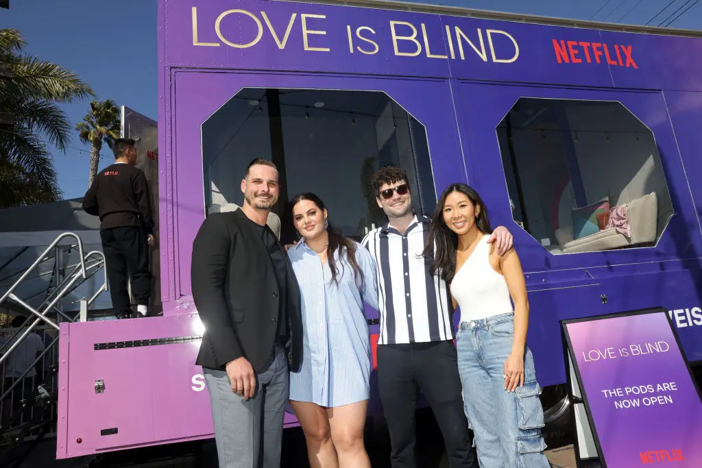 Singles meet others on the show in the hopes of leaving the experiment married (Kisby/Getty Images for Netflix)