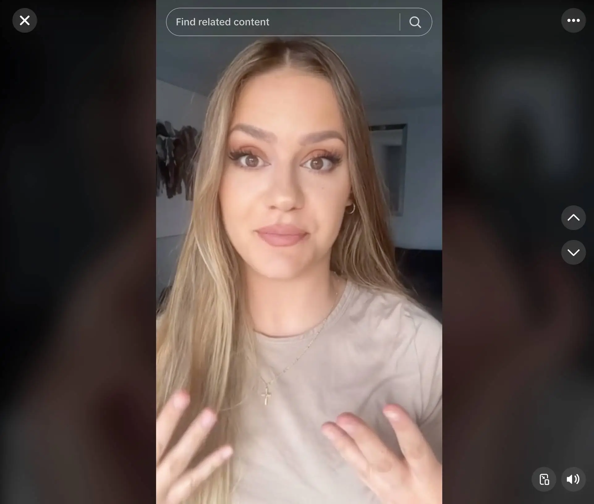 Waters refers to herself as one of the internet's 'biggest catfish' (TikTok / chloewaterz)