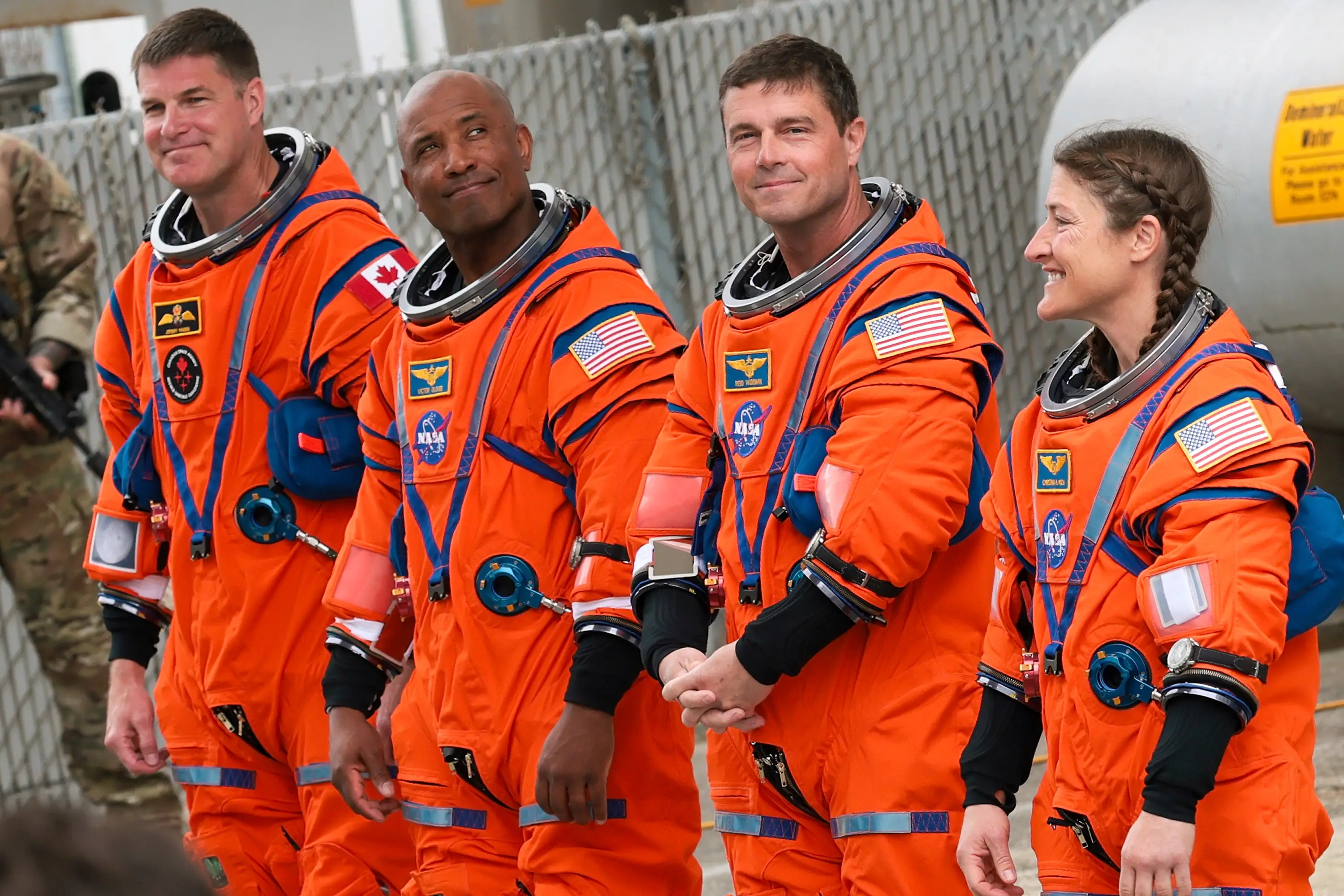 The astronauts are now on their way back to Earth (Joe Raedle/Getty Images)