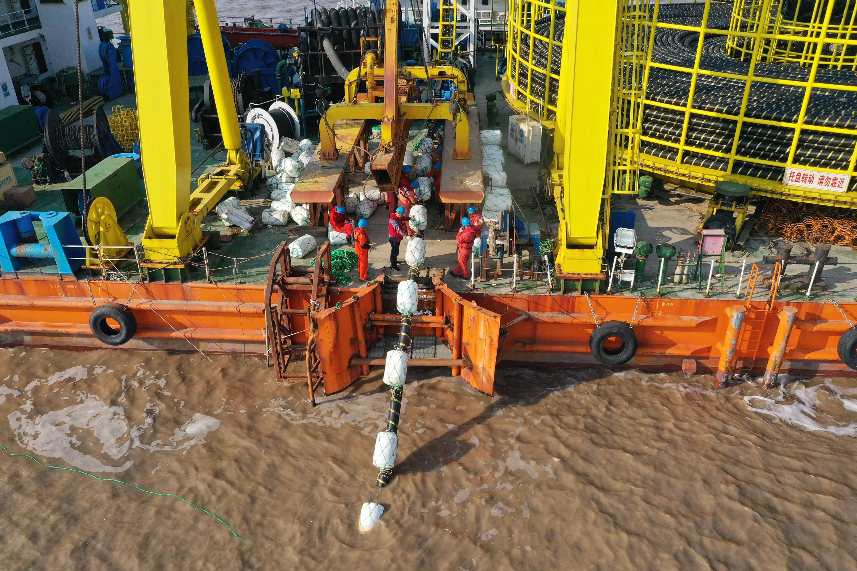 Subsea cables could be at risk of an attack by Russian forces (Yao Feng/VCG via Getty Images)