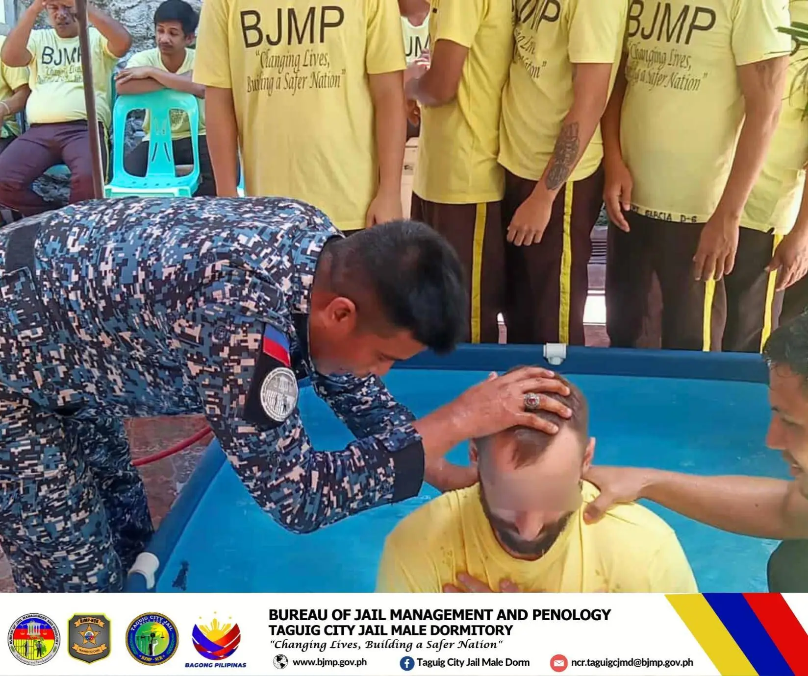 It looks like Zdorovetskiy has found religion behind bars (Taguig City Jail Male Dormitory Facebook)