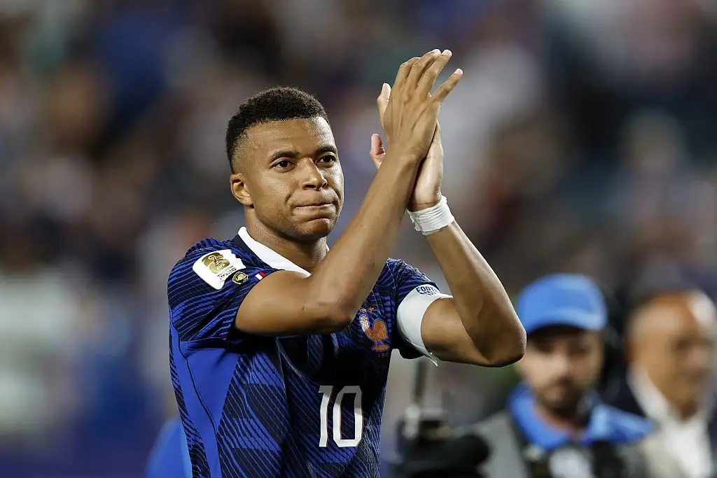 A short clip of Kylian Mbappé from the France v Iraq game on X was the reason why xQc was briefly banned (Maurice van Steen/ANP via Getty Images)