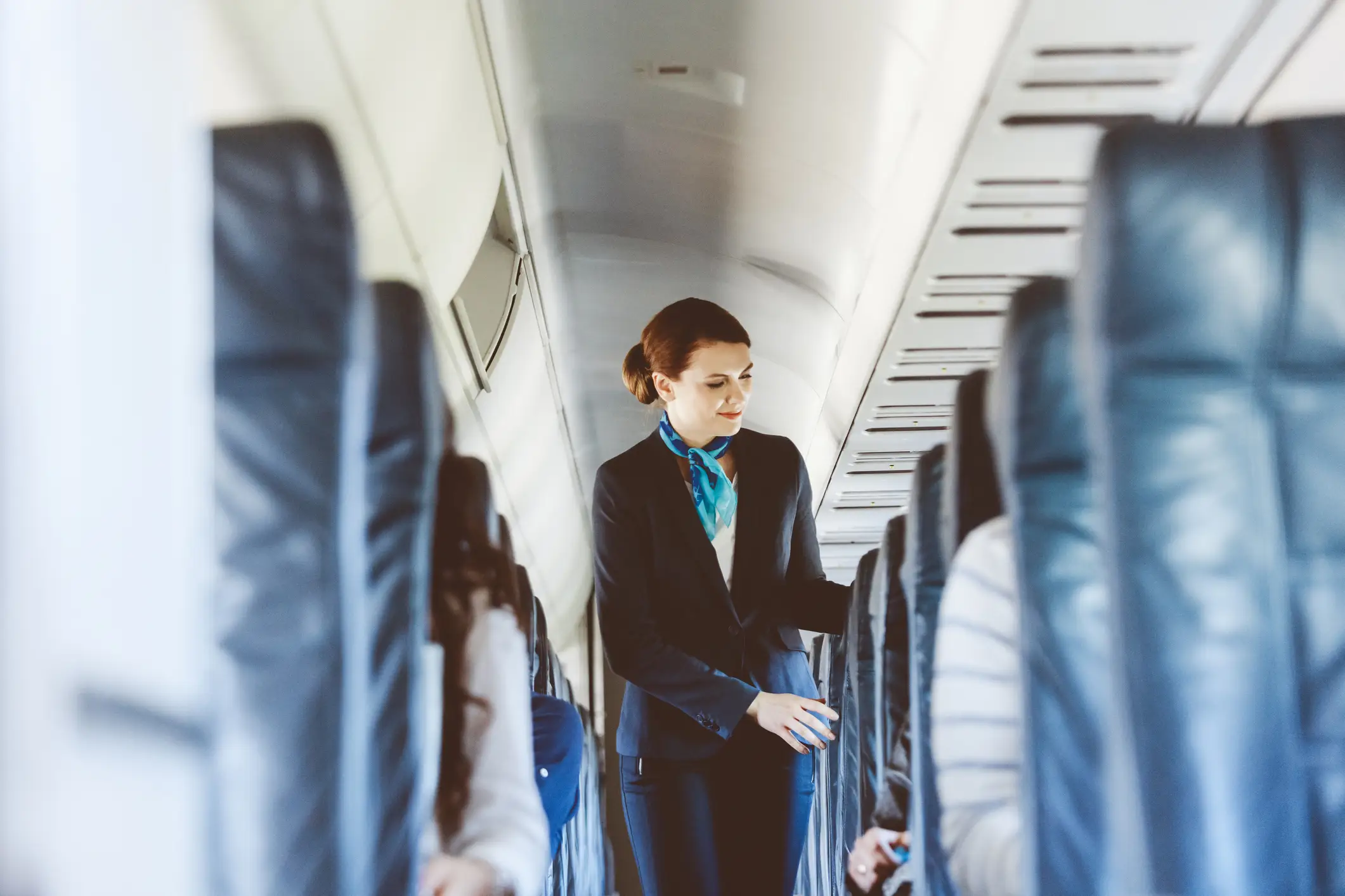 Flight attendants have codes when talking to each other (izusek/Getty Images)