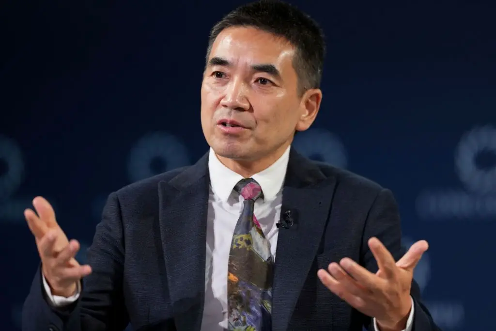 Zoom founder and CEO Eric Yuan believes that AI will lead to a much shorter working week (Leigh Vogel/Getty Images for Concordia Summit)