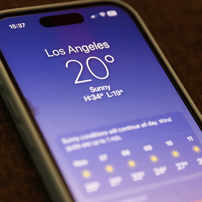 People shocked to finally discover what the percentages actually mean on iPhone weather app