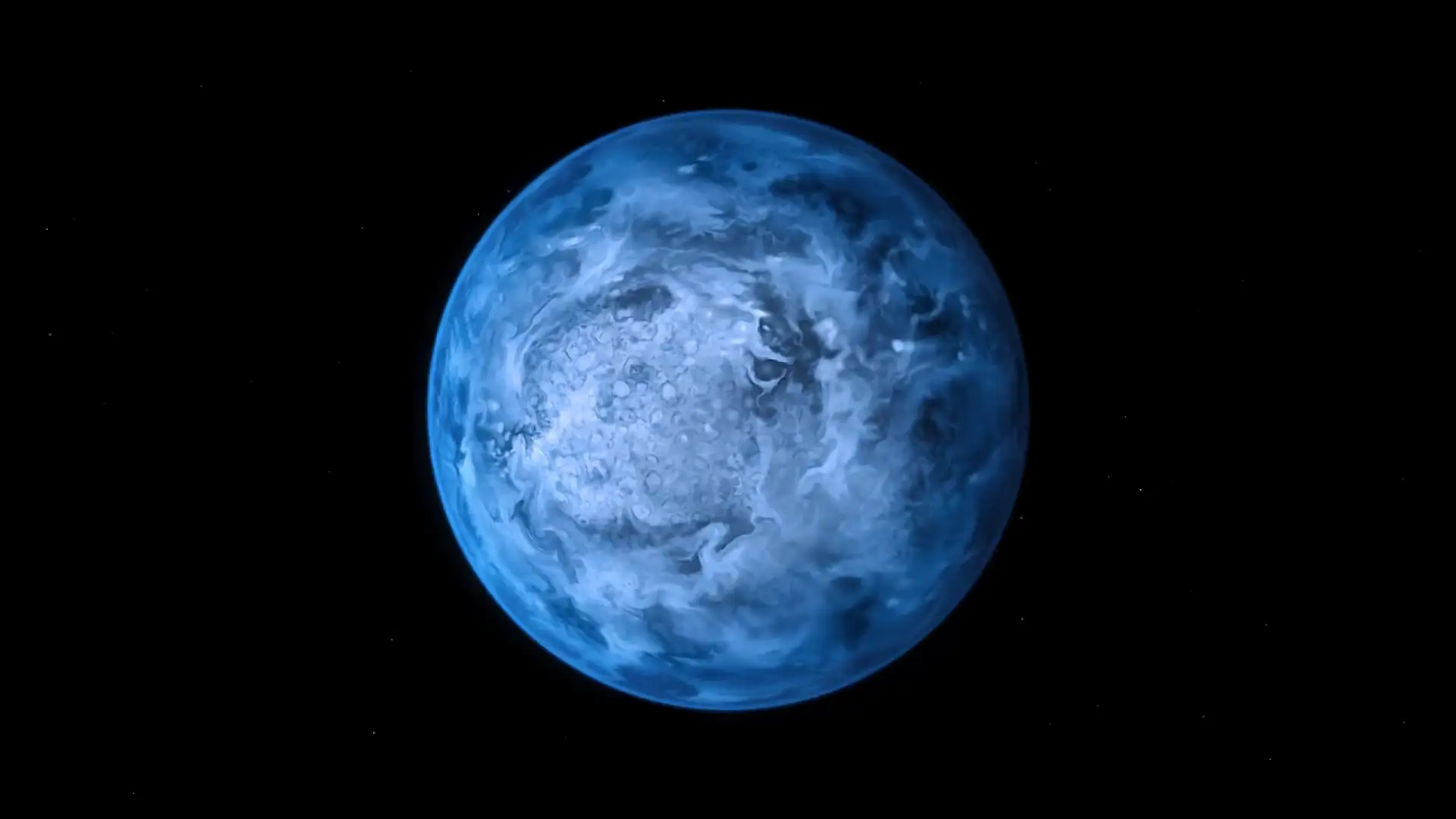 Contrasting temperatures between the 'night' and 'day' sides of HD 189733 b cause 4,300 mph winds to swirl around the planet (YouTube / HubbleWebbESA)