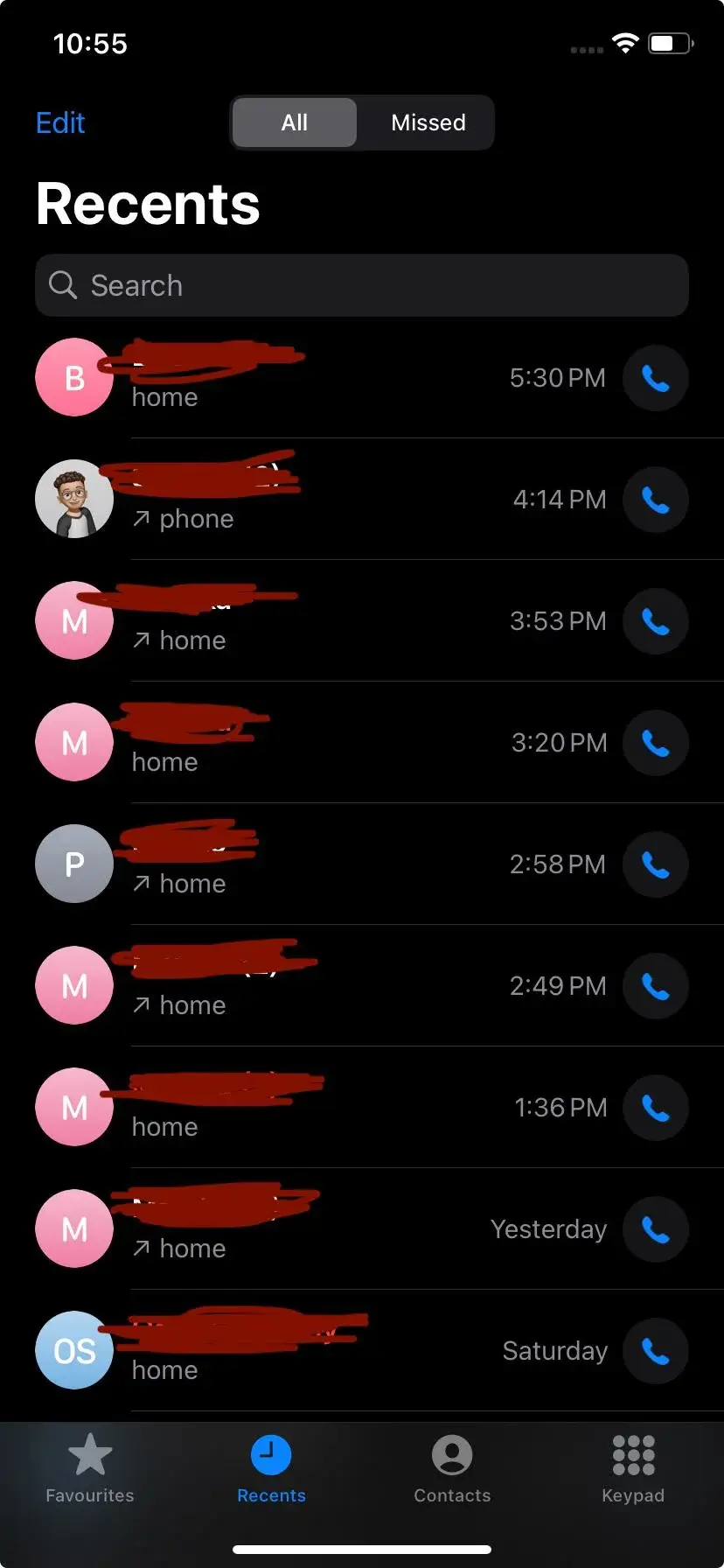 You can now search in your call history (Reddit/Svetrik)