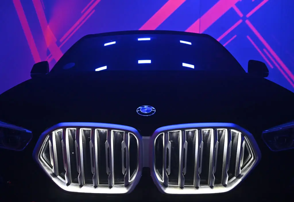 BMW previously displayed a vehicle in Vantablack (TOBIAS SCHWARZ/AFP via Getty Images)