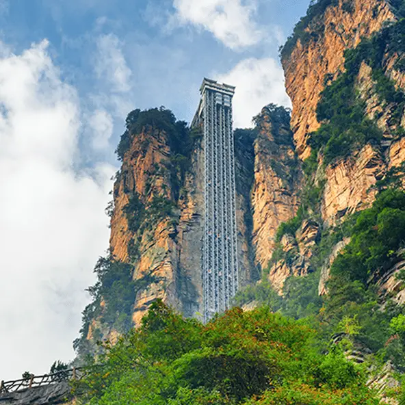 People mind-blown after seeing world’s tallest elevator take passengers up 1,070 feet in 'chilling' footage