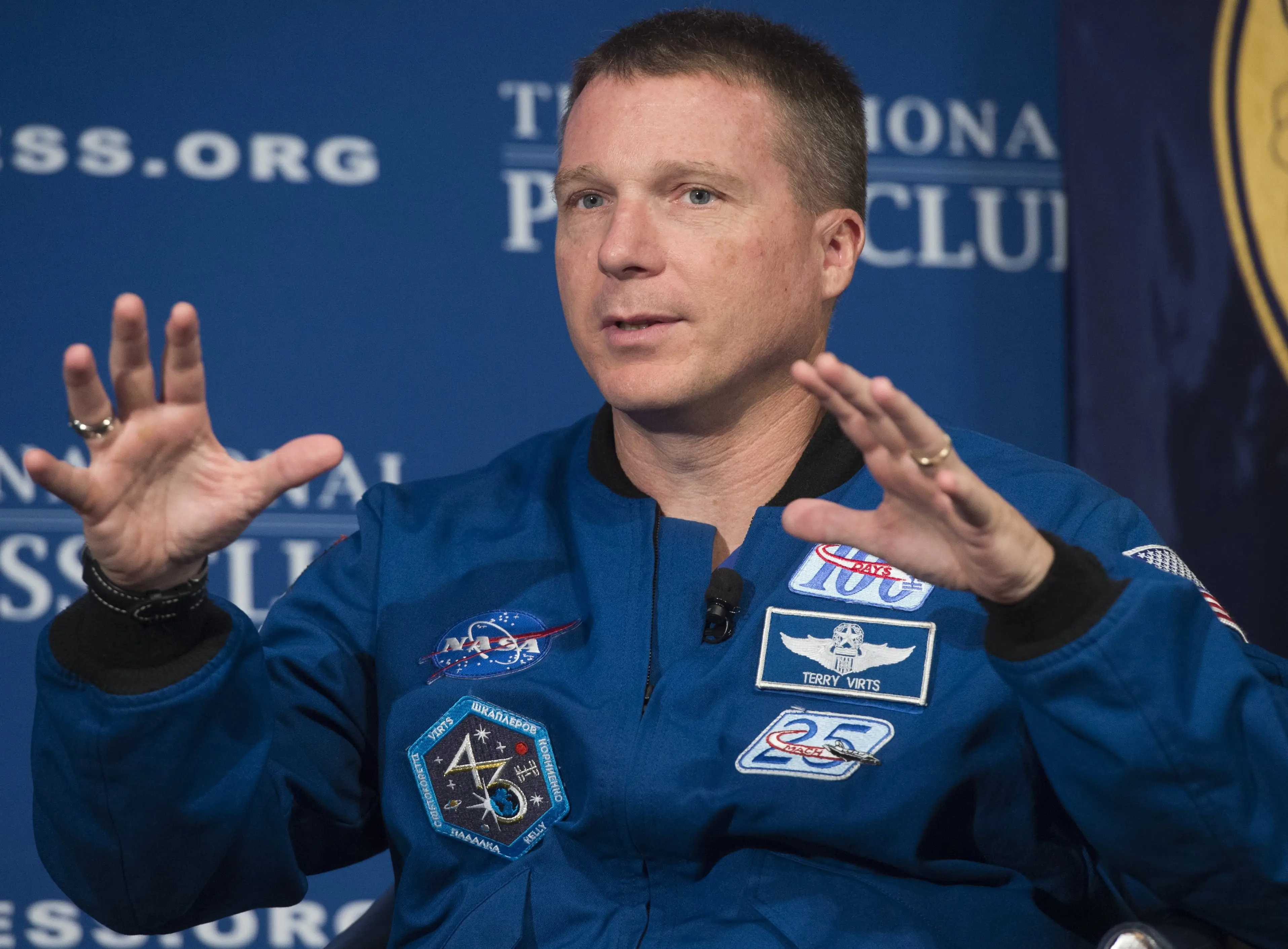 Terry Virts has spoken about seeing a solar eclipse from space.