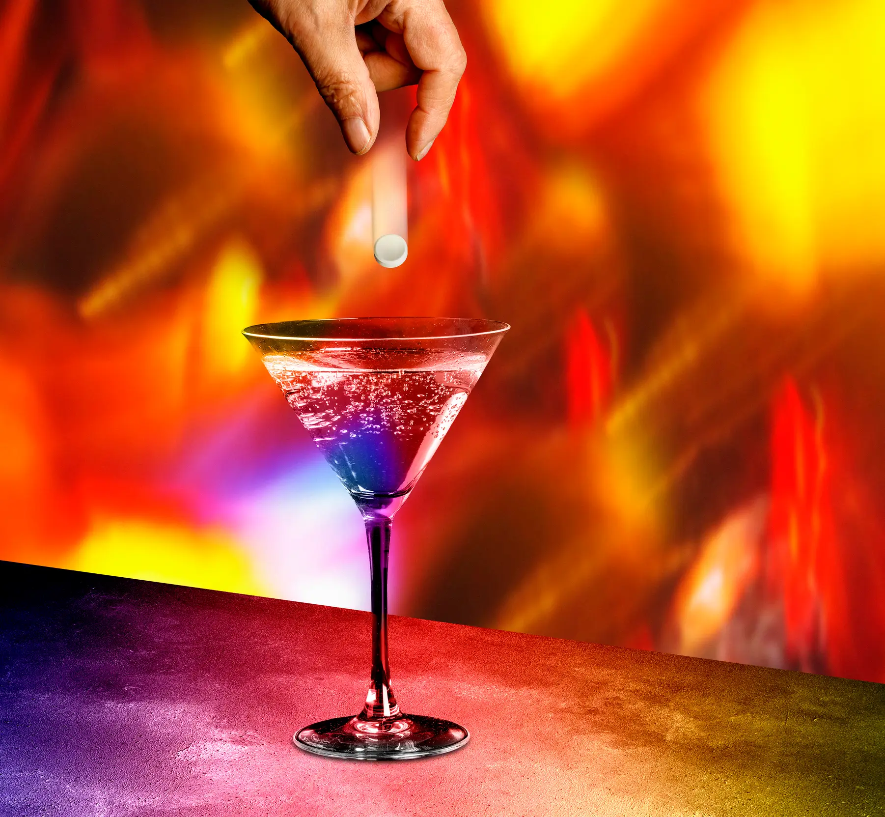 A woman is accused to killing two men after spiking their drinks with benzodiazepines (VICTOR de SCHWANBERG/SCIENCE PHOTO LIBRARY/Getty)