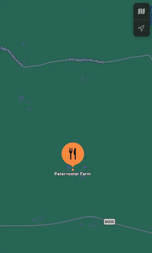 The tiny restaurant is so remote, Google Maps can't get you there (Google Maps)