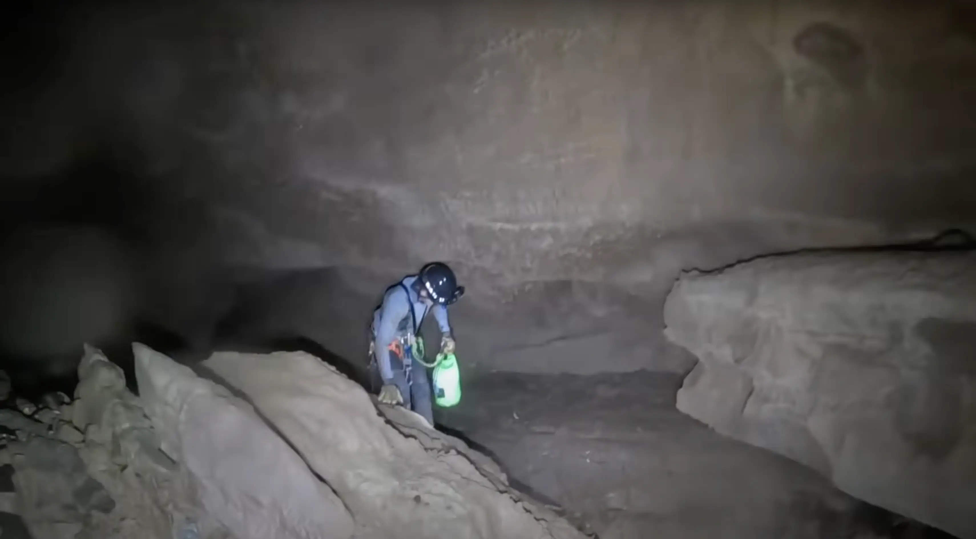 The expedition into the 'Hellish' cave took 11 hours to complete (YouTube/@ActionAdventureTwins)
