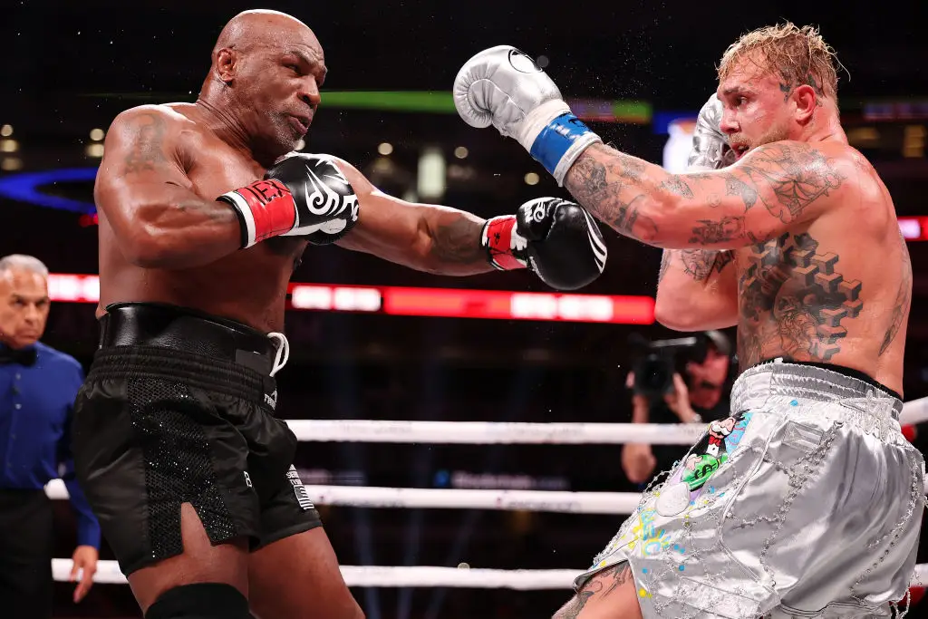 The Jake Paul vs Mike Tyson fight went ahead earlier this month (Al Bello/Getty Images for Netflix © 2024)