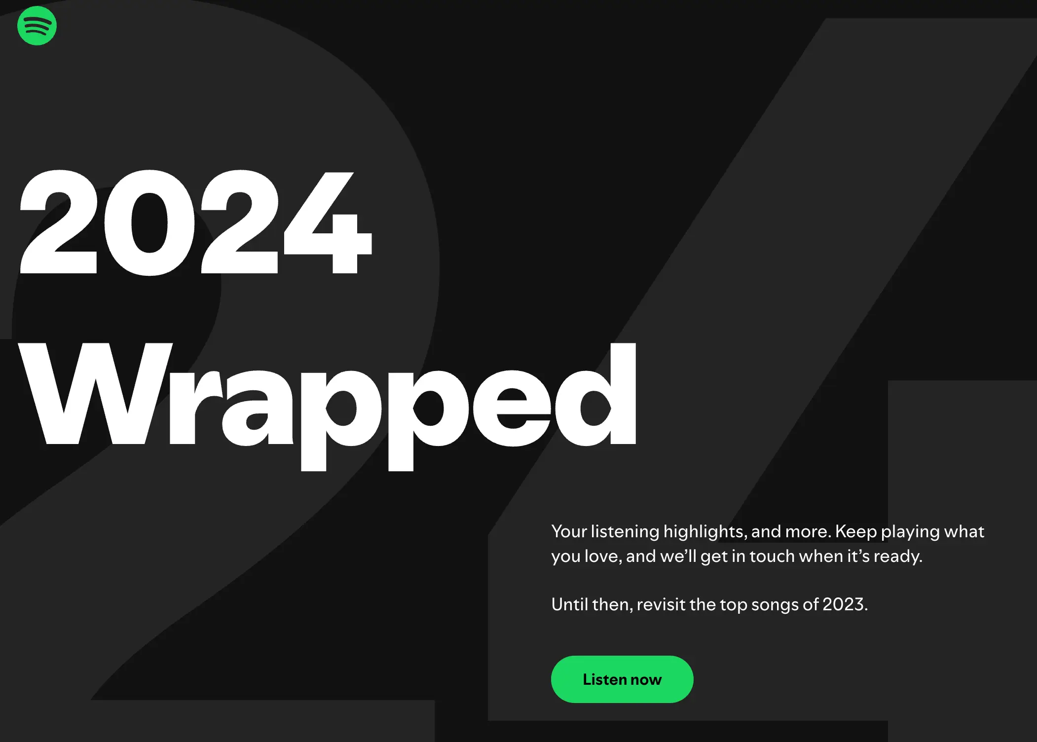 Spotify Wrapped is coming soon (Spotify)