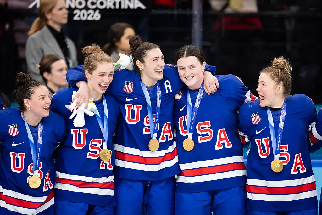The US women's hockey team declined Trump's invitation to the White House (Andreas Rentz/Getty Images)