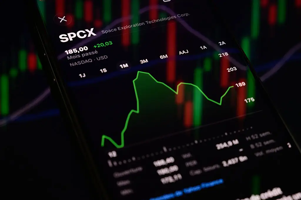 Shares fell and Musk list his status as a result (Photo by Samuel Boivin/NurPhoto via Getty Images)