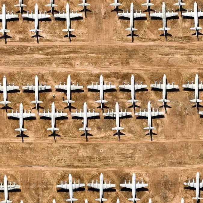 Australian man boards 'flight to nowhere' and ends up in eerie aircraft graveyard