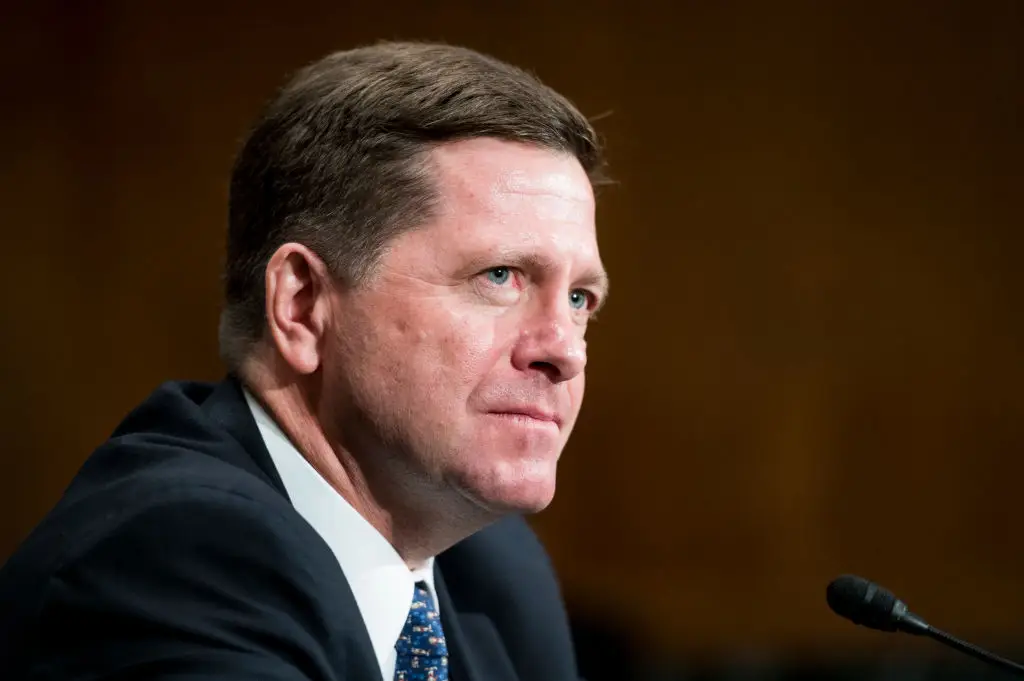 Jay Clayton has called for time to investigate the USB drive's contents, while initially branding them 'meritless' (Bill Clark/CQ-Roll Call, Inc via Getty Images)