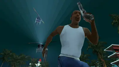 McCullagh attempted to use a fake GTA: San Andreas stream as an alibi, but his lie was uncovered by officials (Rockstar Games)