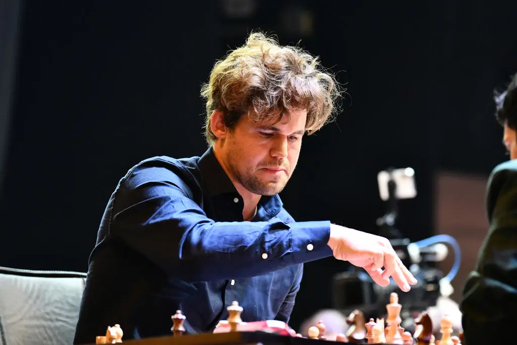 ChatGPT praised Carlsen's openings, positional patience, and tactical awareness (Dipayan Bose/SOPA Images/LightRocket via Getty Images)