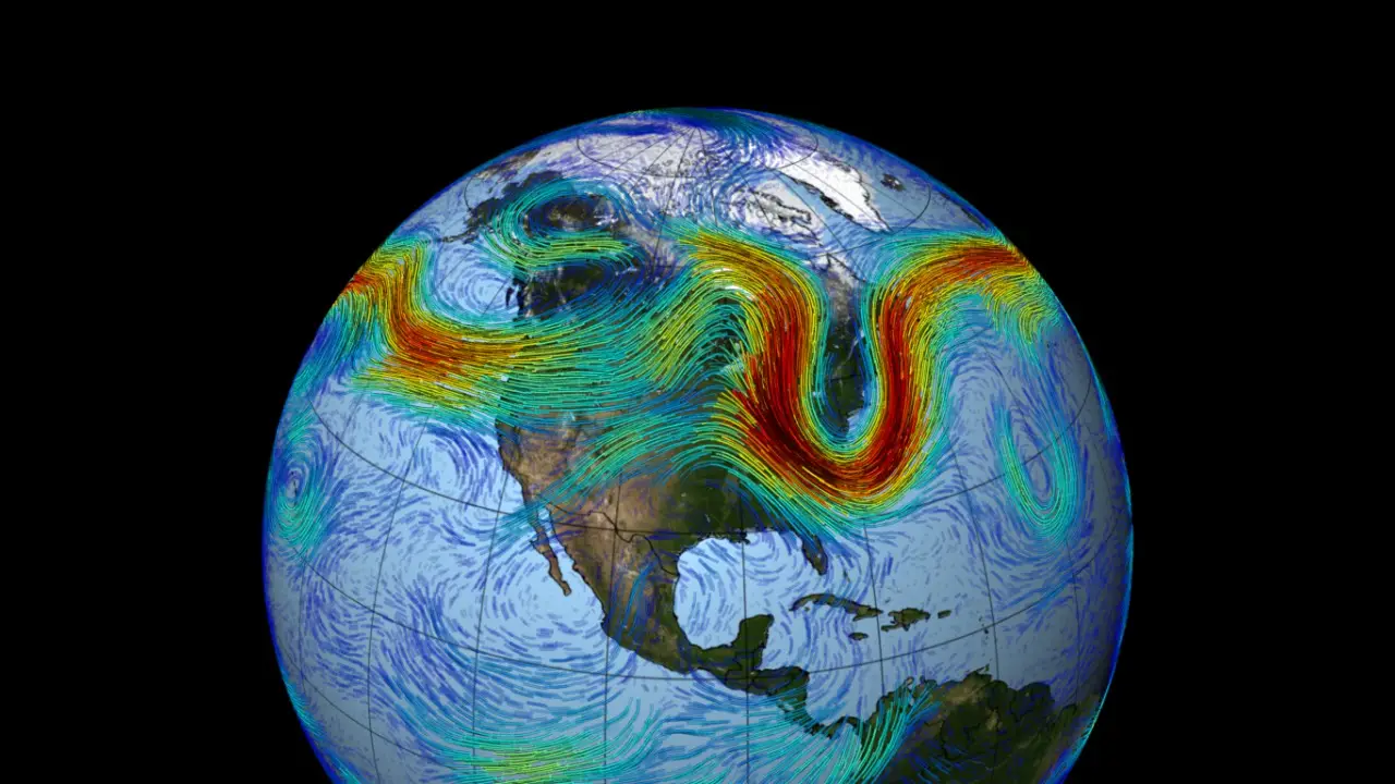A jetstream illustration from NASA.