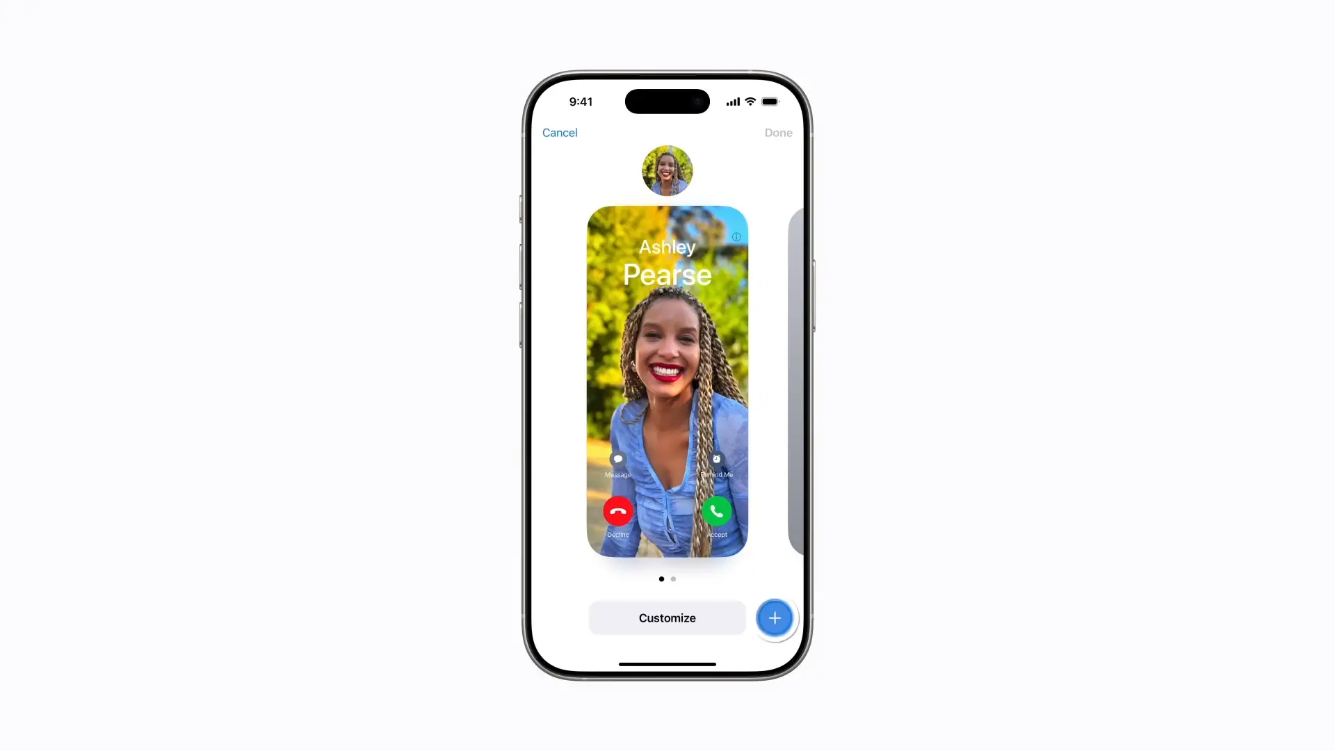 Android phones could be getting their own version of Apple's Contact Posters in the near future (Apple)