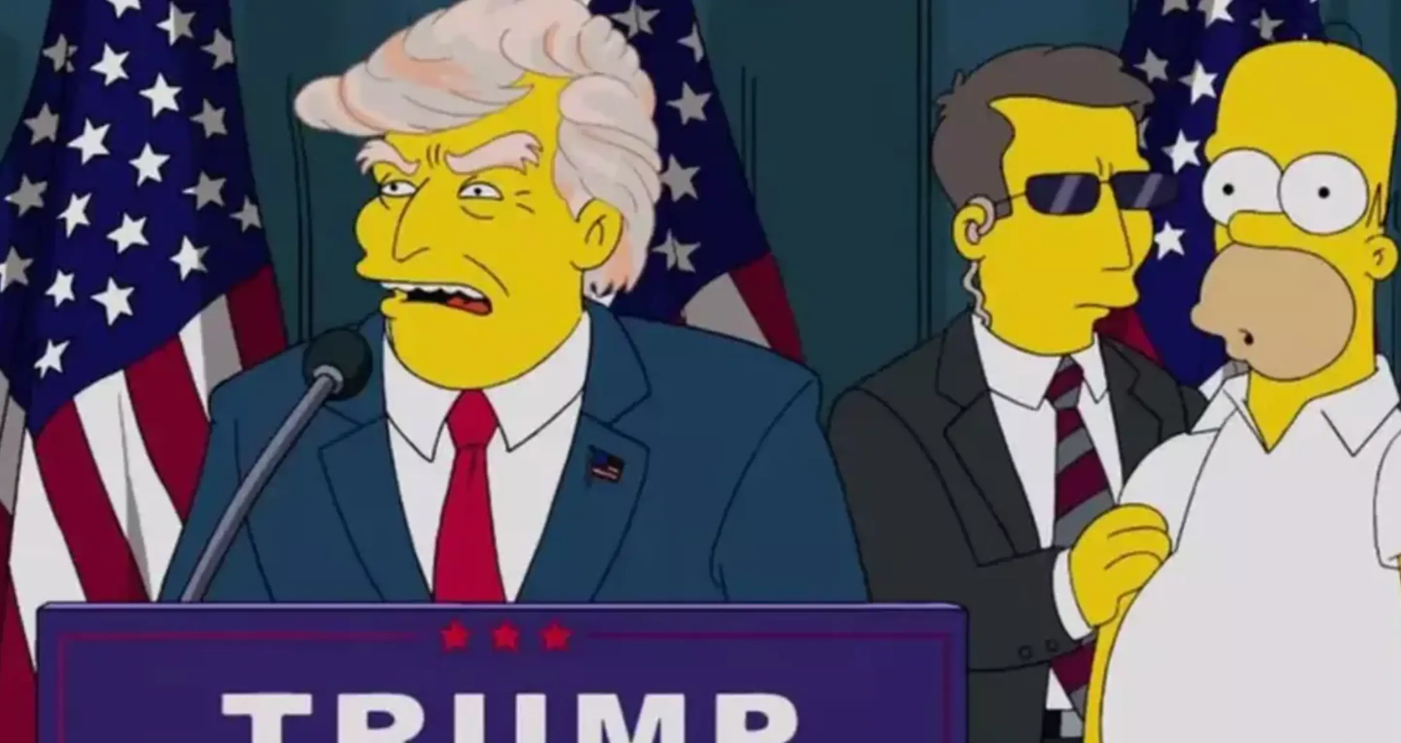 Trump's presidency was predicted by The Simpsons (20th Century Fox)