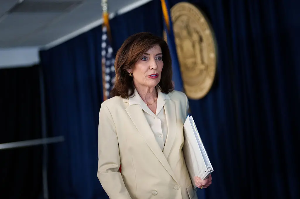 Governor Kathy Hochul has made the landmark announcement about data centers (Bloomberg / Contributor / Getty)