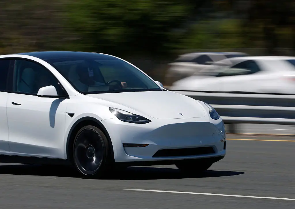 The driver used his Tesla camera footage as evidence (Justin Sullivan/Getty Images)