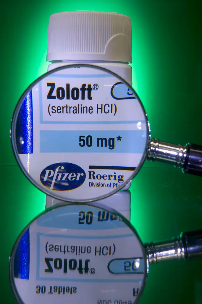 Sertraline (aka Zoloft) has a list of common and rare side effects (Bloomberg/Contributor/Getty)