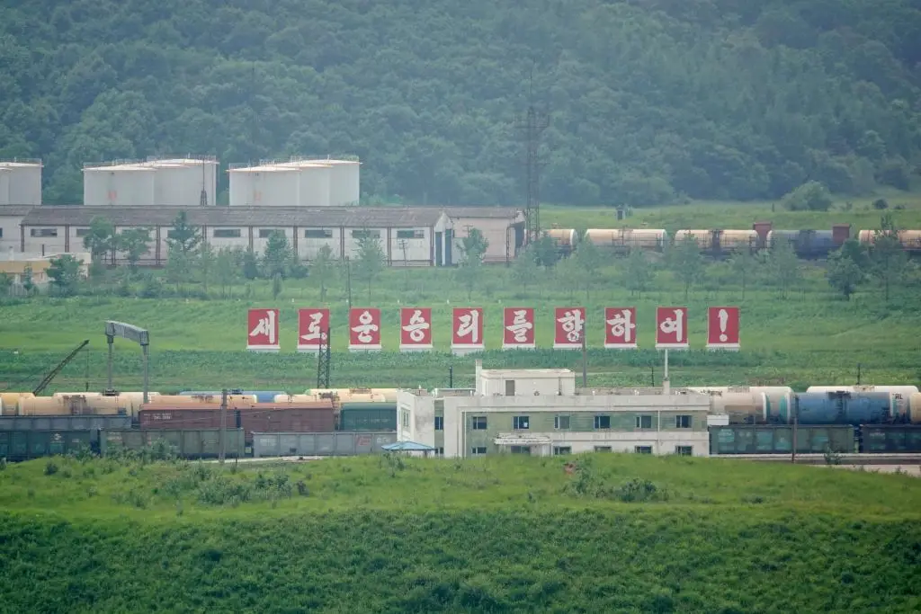 Western tourists were only allowed to visit Rason, a remote and 'easy to control' city on the eastern side of North Korea (Tang Ke/Feature China/Future Publishing via Getty Images)